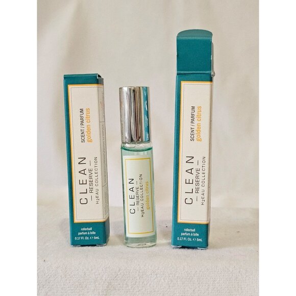 New CLEAN RESERVE H2Eau Golden Citrus EDP x2 bundle of 2 - 5ml each - Picture 1 of 1